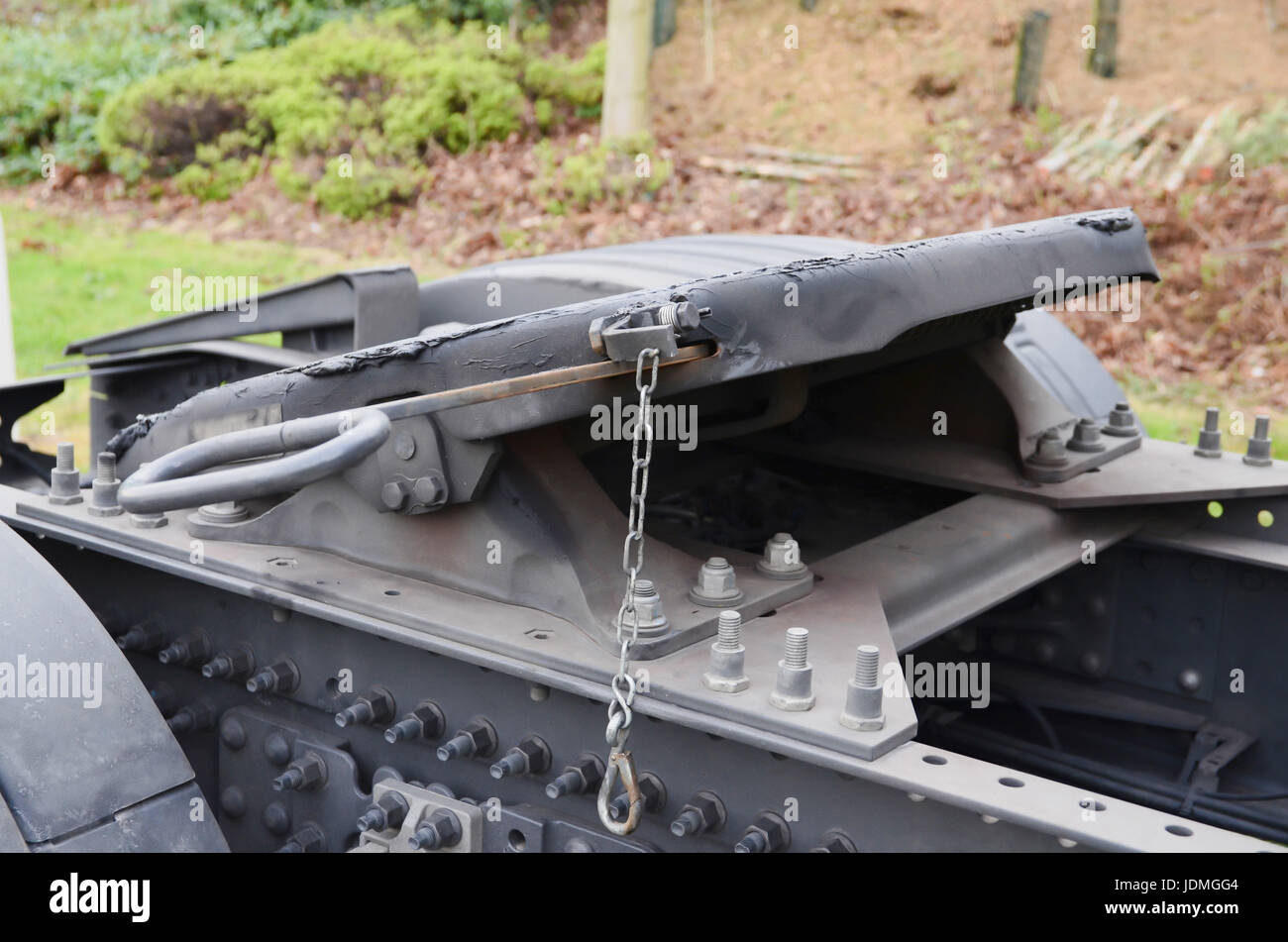 Fifth Wheel on lorry unit Stock Photo Alamy