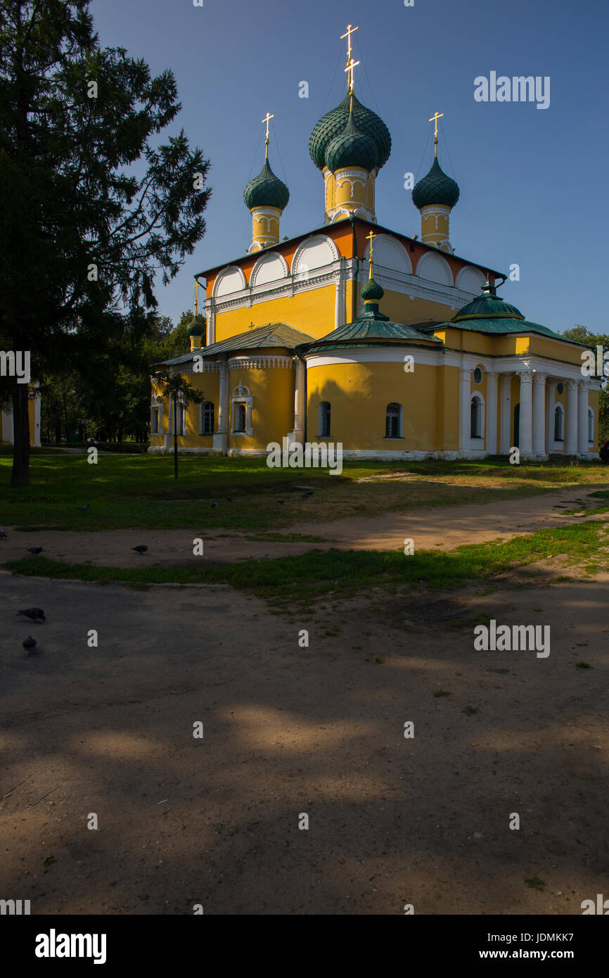 The Transfiguration Cathedral in Uglich Stock Photo
