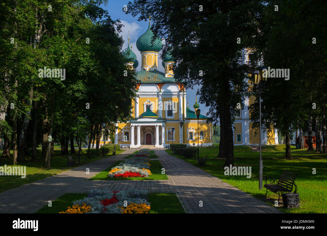 Transfiguration cathedral in Uglich Stock Photo