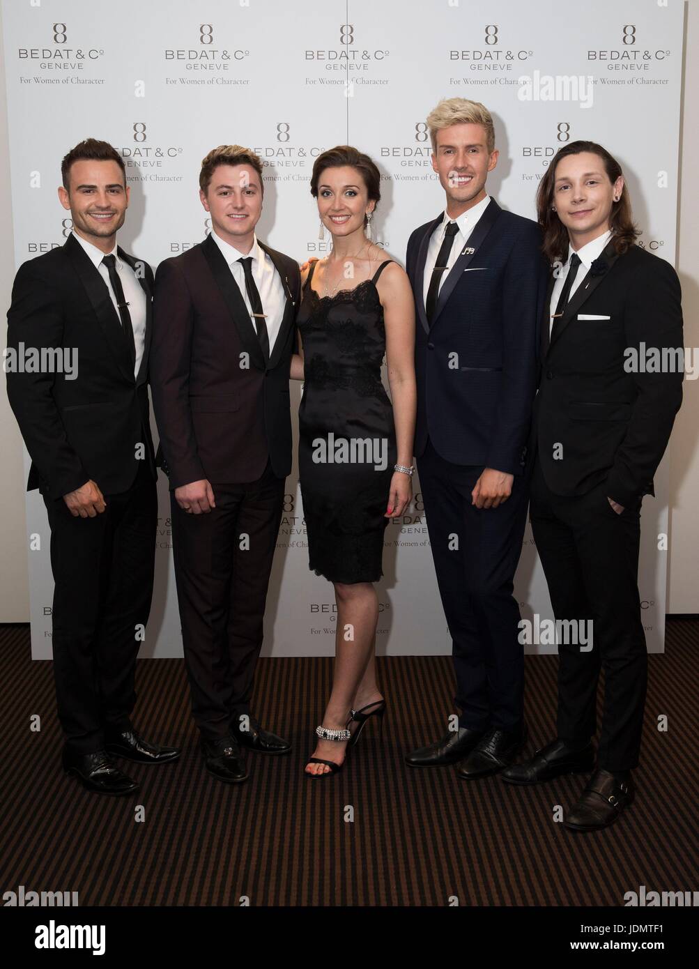 Classical singer Carly Paoli with Callabro at BAFTA Piccadilly in