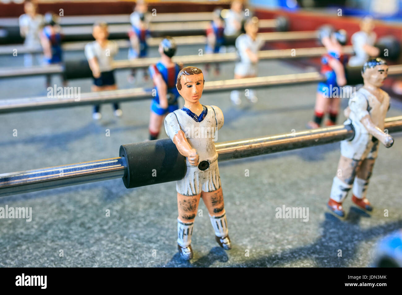 Football Toy Players Barcelona Real Madrid Stock Photo 146137395