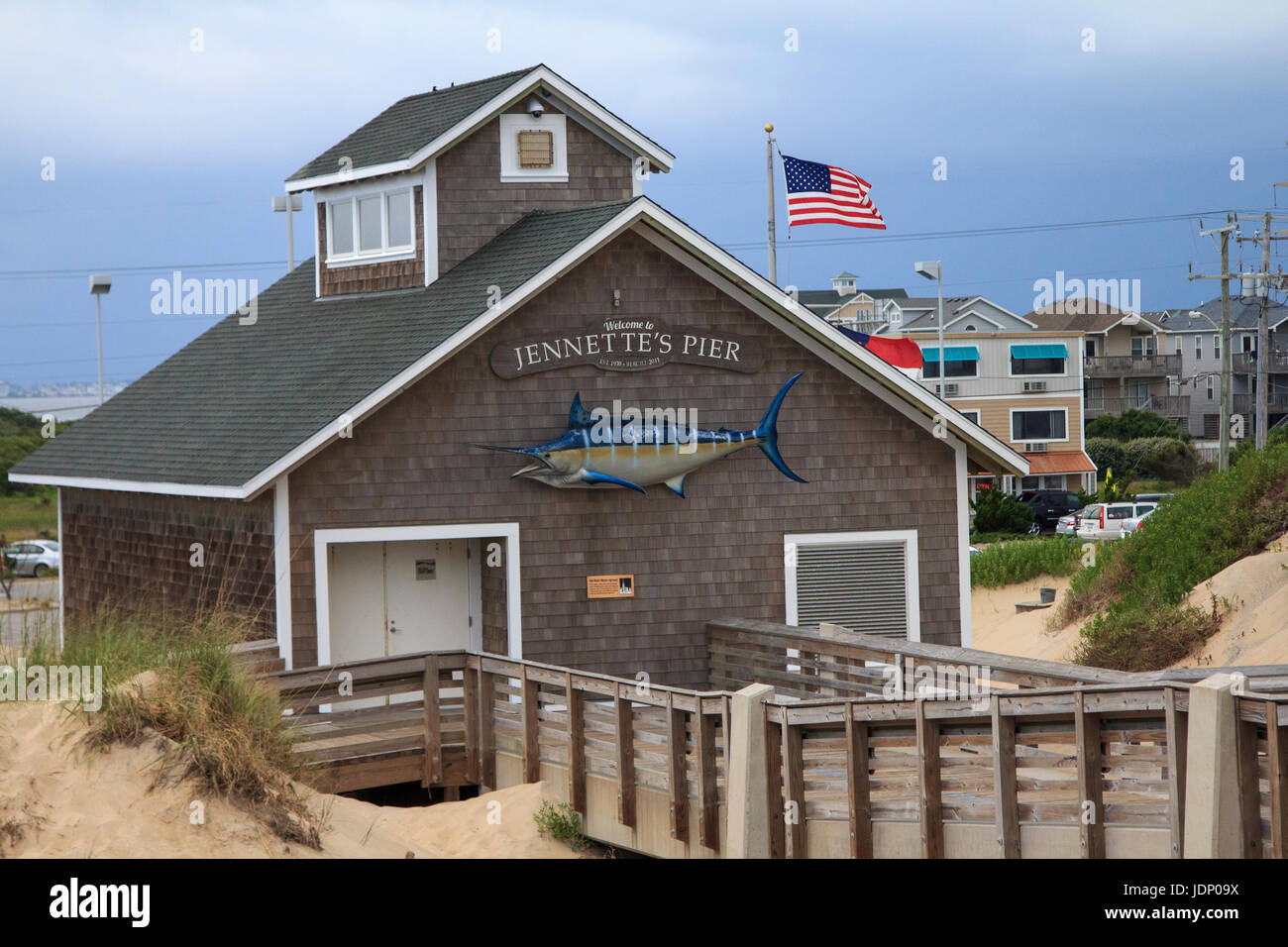 Pier Nags Head North Carolina Outer Banks Stock Photo Alamy