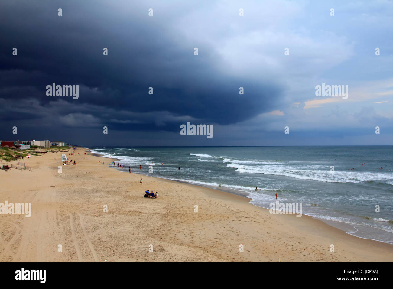 Thunderstorm Approaching Nags Head Beach Outer Banks North