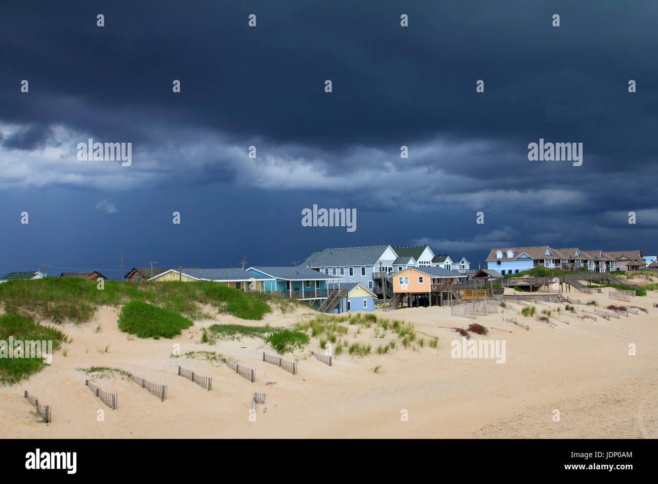 Thunderstorm Approaching Nags Head Beach Outer Banks North