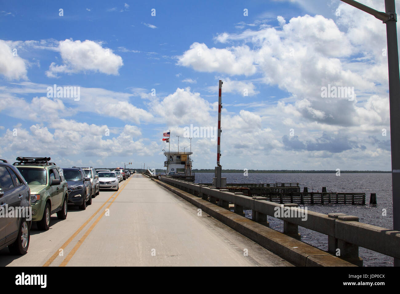 Alligator River Draw Bridge Outer Banks North Carolina Stock Photo Alamy