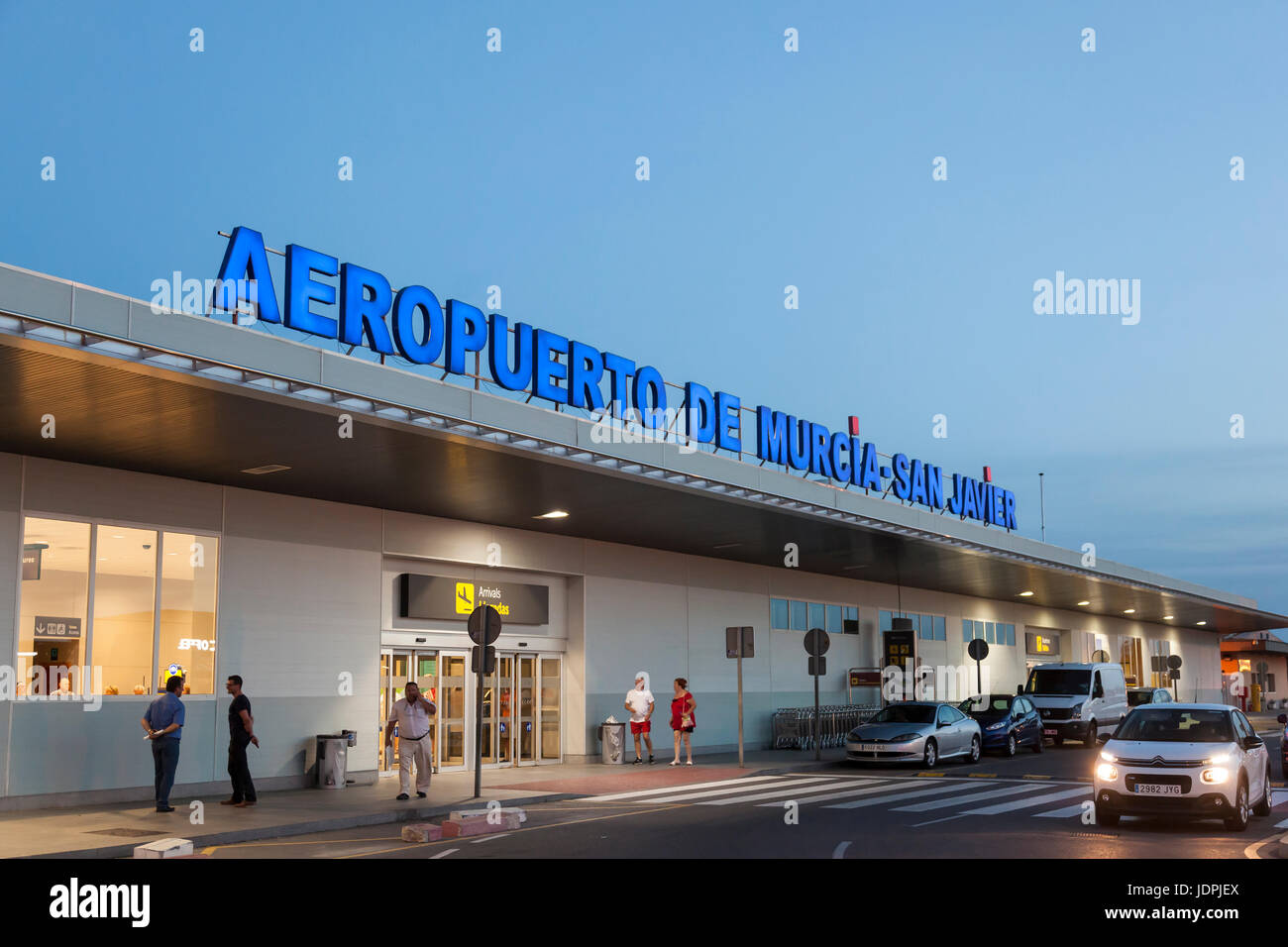 San Javier, Spain - May 27, 2017: Murcia - San Javier Airport. Region of Murcia, Spain Stock Photo