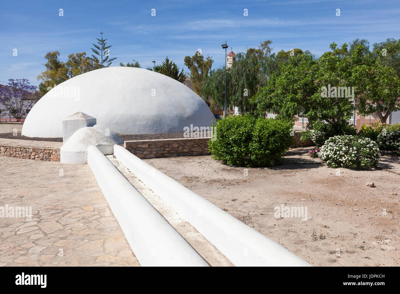 Water museum in historic town Fuente Alamo de Murcia, region of Murcia, Spain Stock Photo