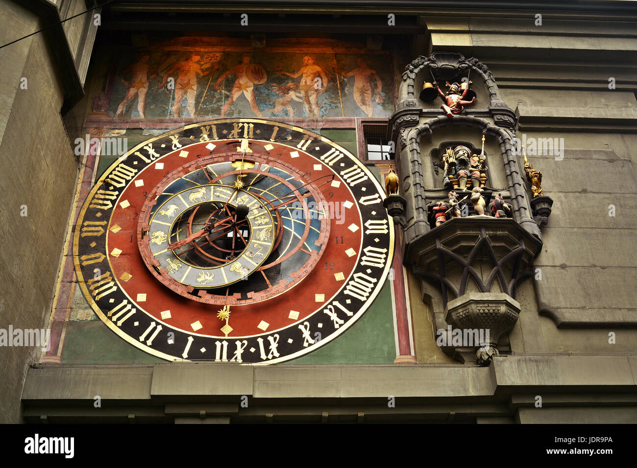 The well known Zytglogge Clock In Bern Switzerland Stock Photo Alamy