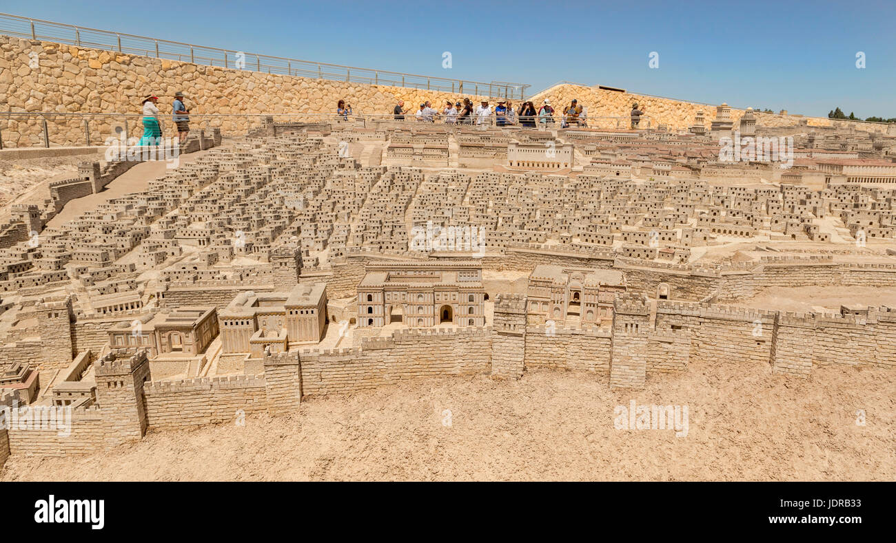Model Of Ancient Jerusalem High Resolution Stock Photography and Images ...