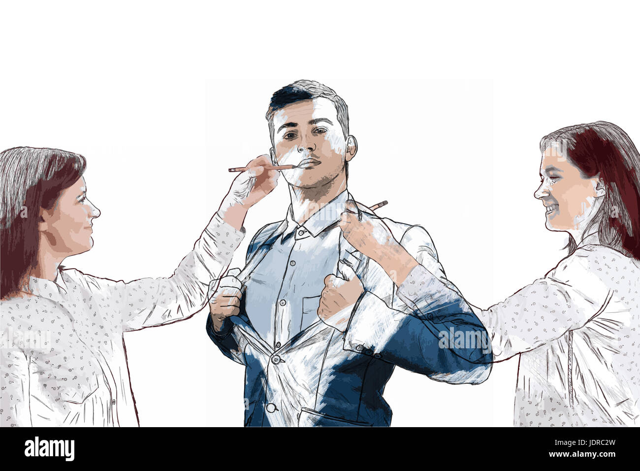 Career dreams illustration hi-res stock photography and images - Alamy