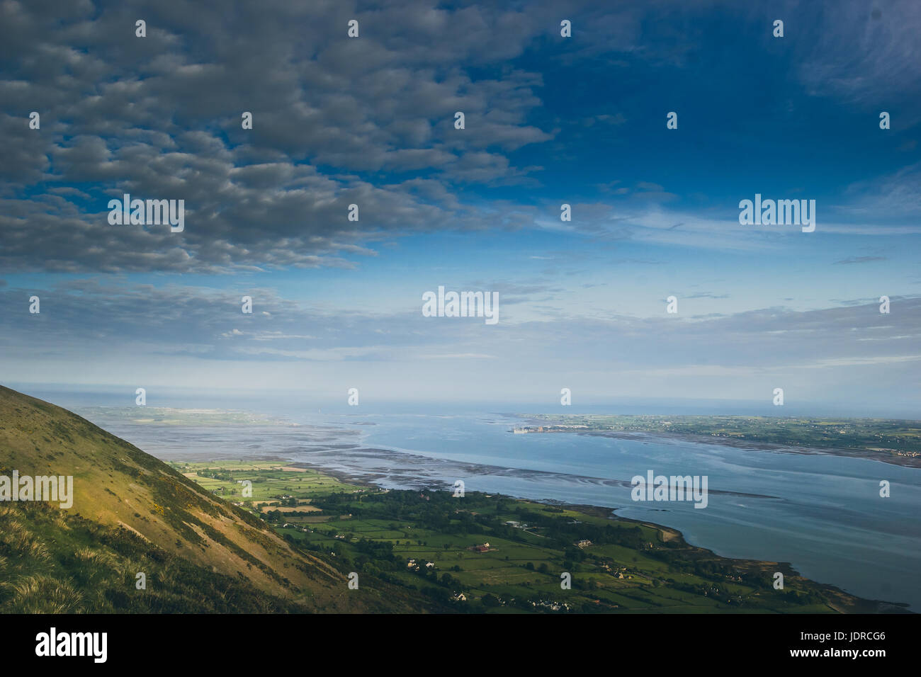 a view off the cliff with a sea and sky Stock Photo - Alamy