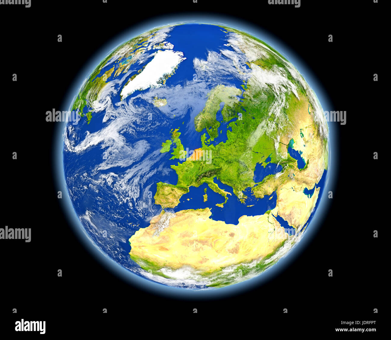 Netherlands satellite image hi-res stock photography and images - Alamy