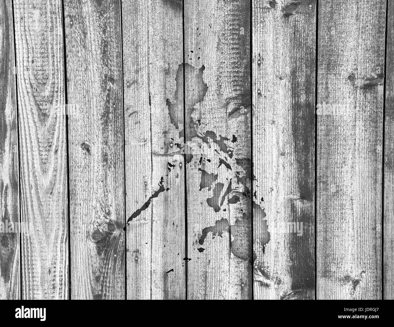 Map of the Philippines on weathered wood Stock Photo - Alamy