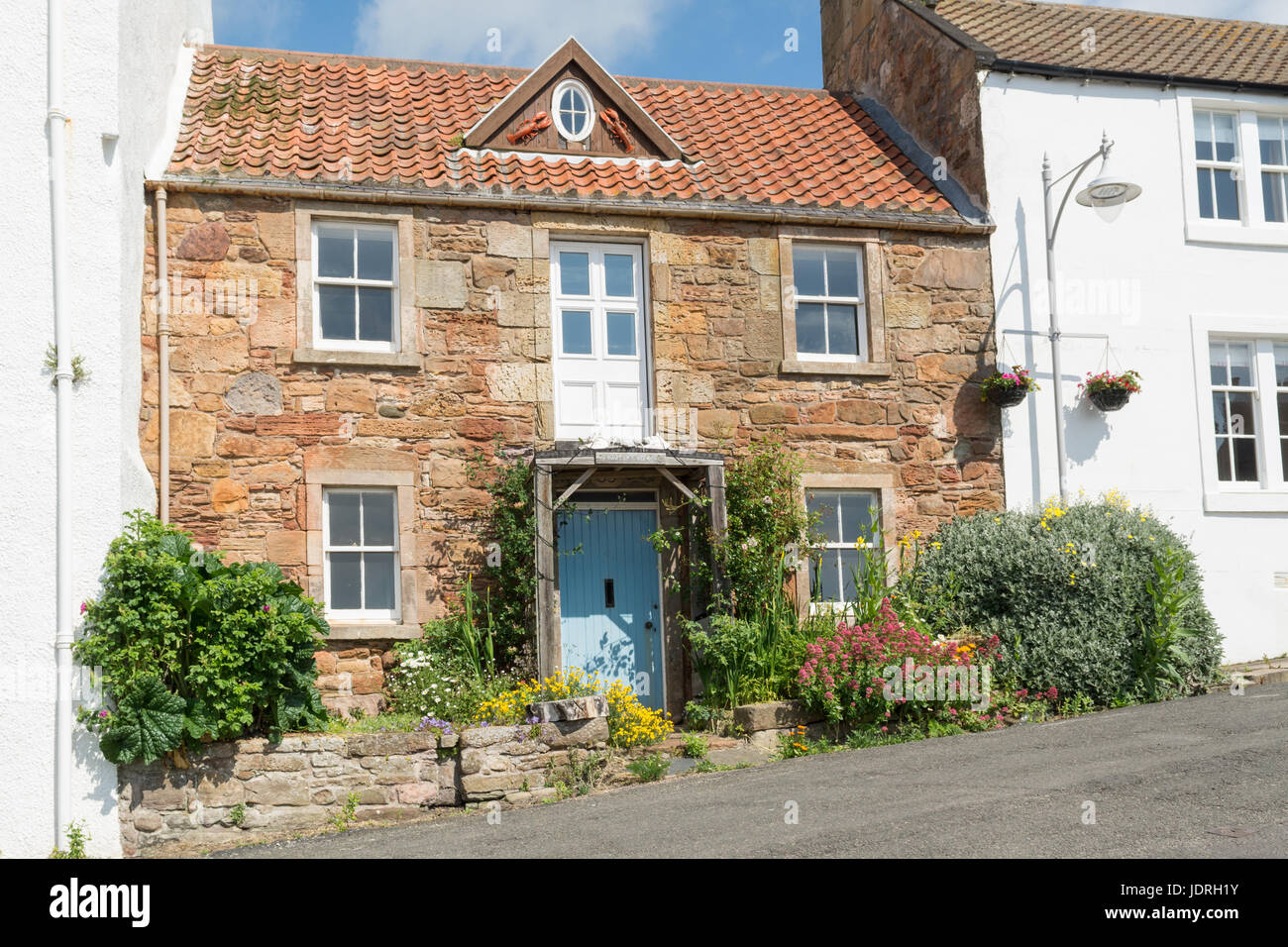 Crail cottages lobster cottage, Crail, Fife, Scotland, UK Stock Photo Alamy