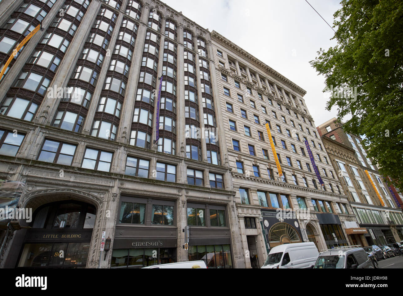 the little building emerson college Boston USA Stock Photo