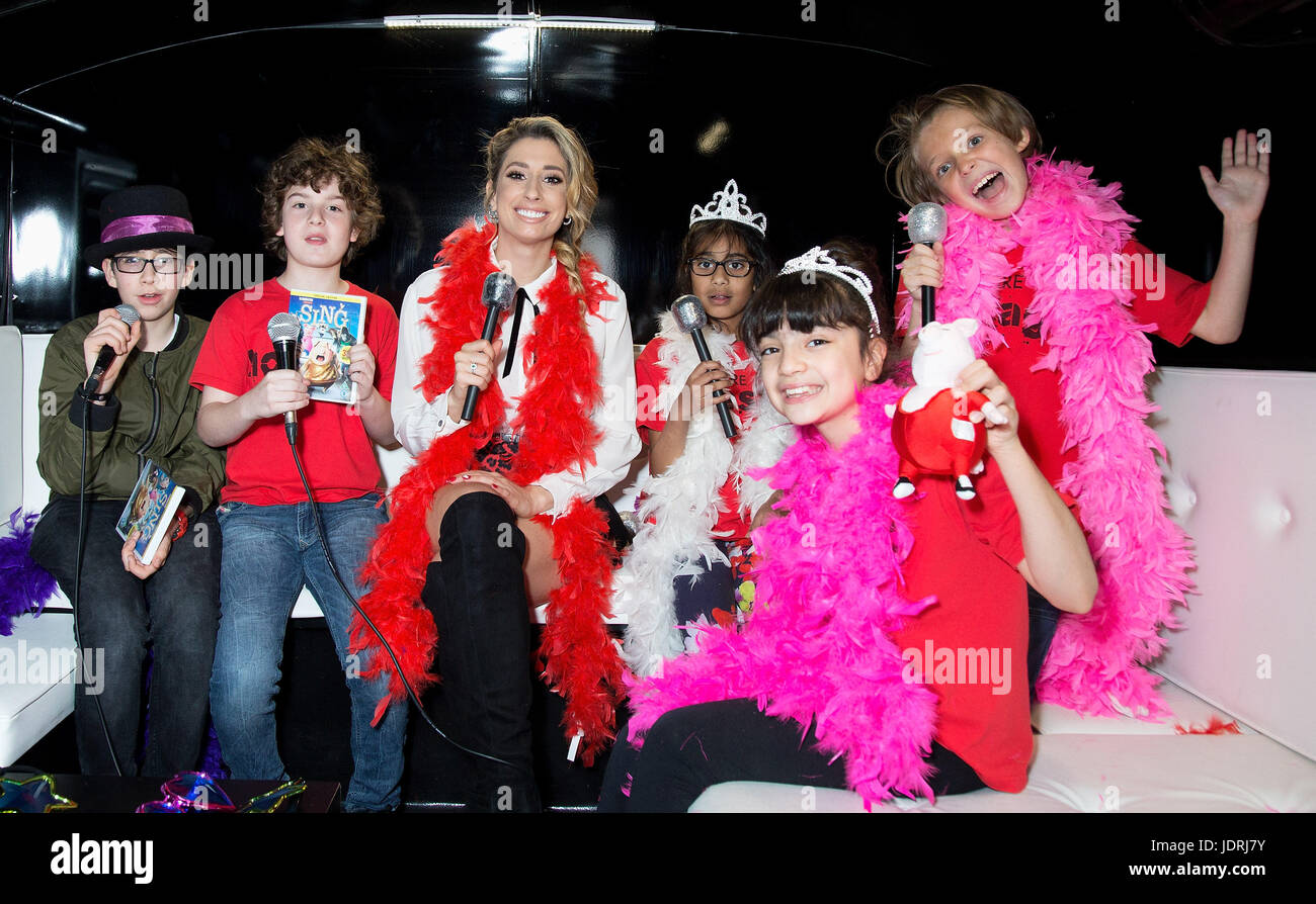 Stacey Solomon launches a nationwide Karaoke Bus Tour for DVD and Blue