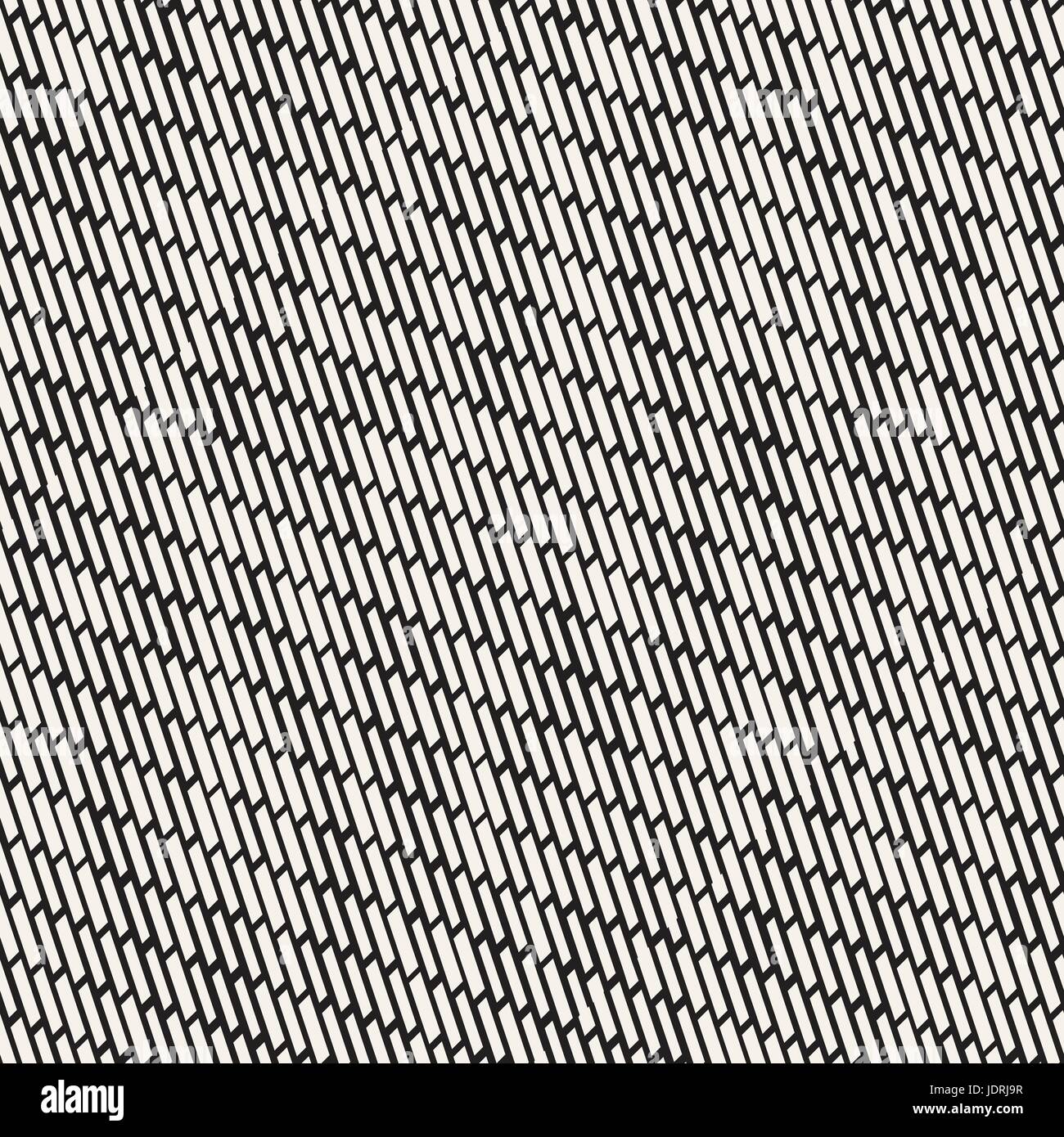 Black and White Irregular Dashed Lines Pattern. Modern Abstract Vector ...