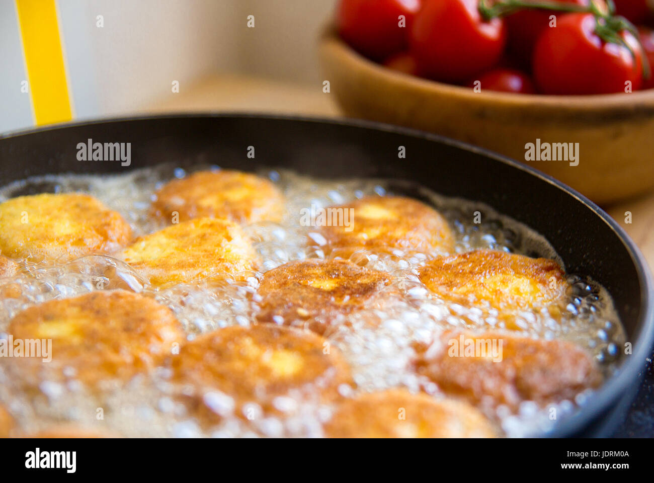 appetizer, background, boil oil, boiling oil, bubble, bubbles, calorie