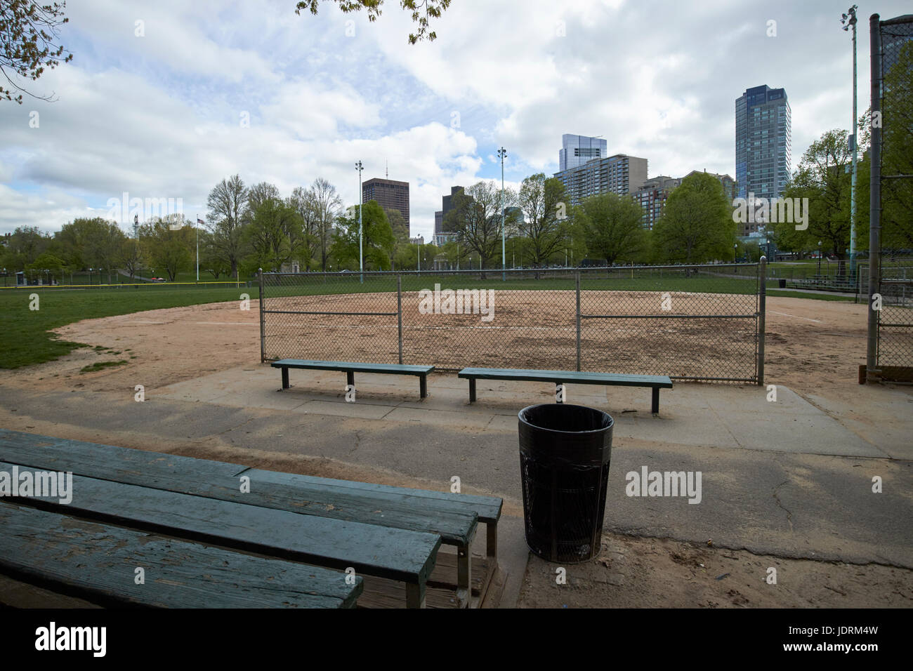 robert f. cusick baseball field Boston common USA Stock Photo Alamy