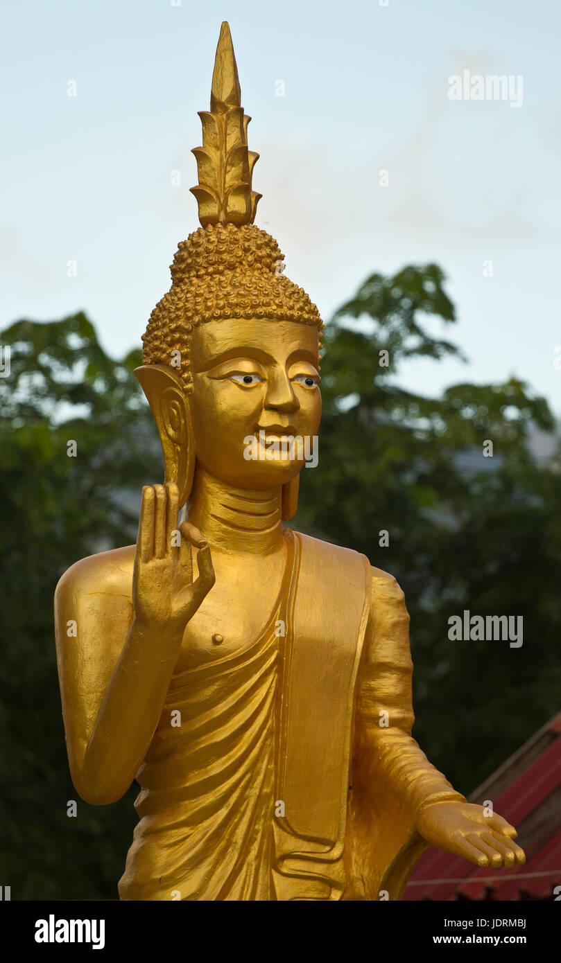 Traditional Buddha statues in Nabo Noi, Laos Stock Photo Alamy