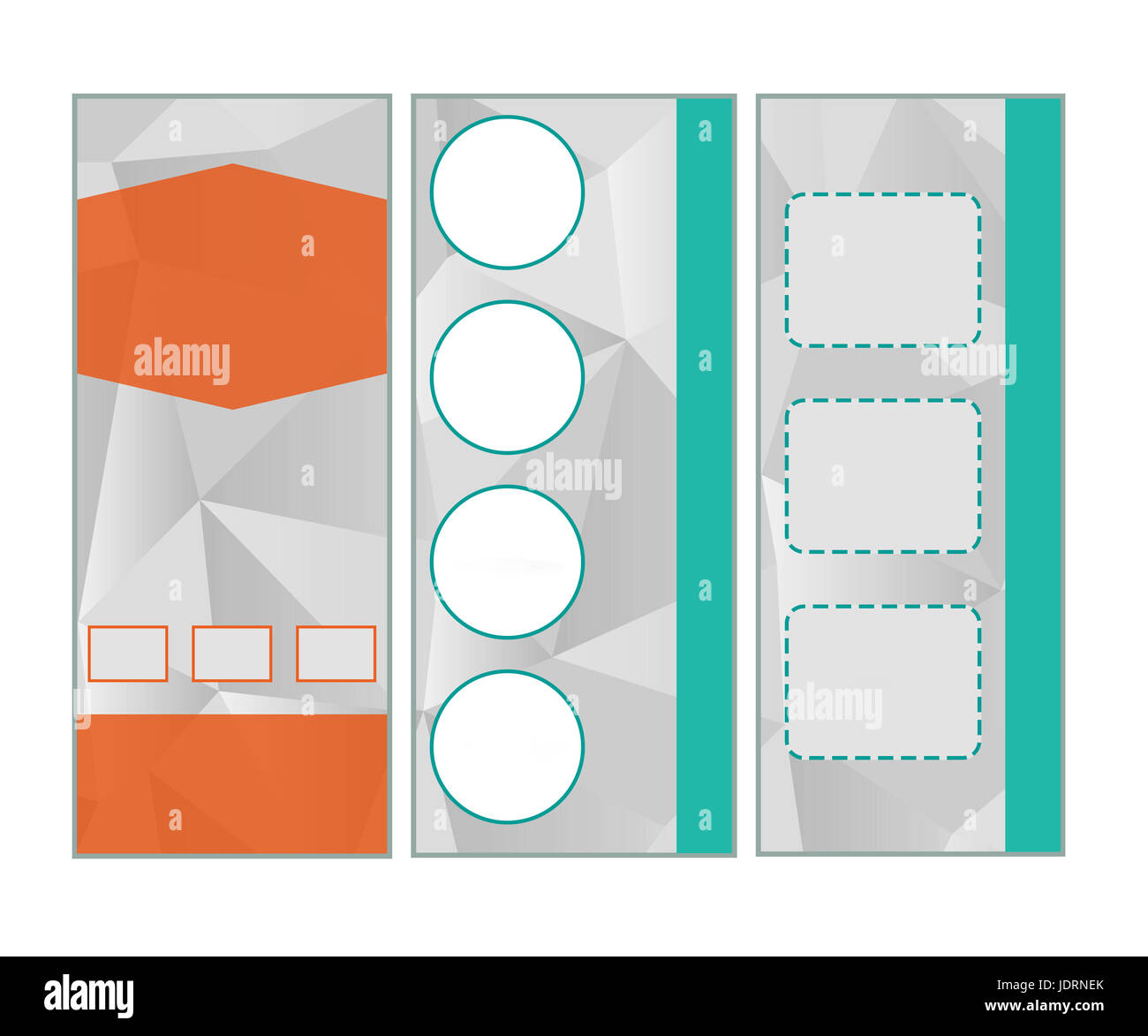 Brochure Template Design Set High Resolution Stock Photography and Within Blanks Usa Templates