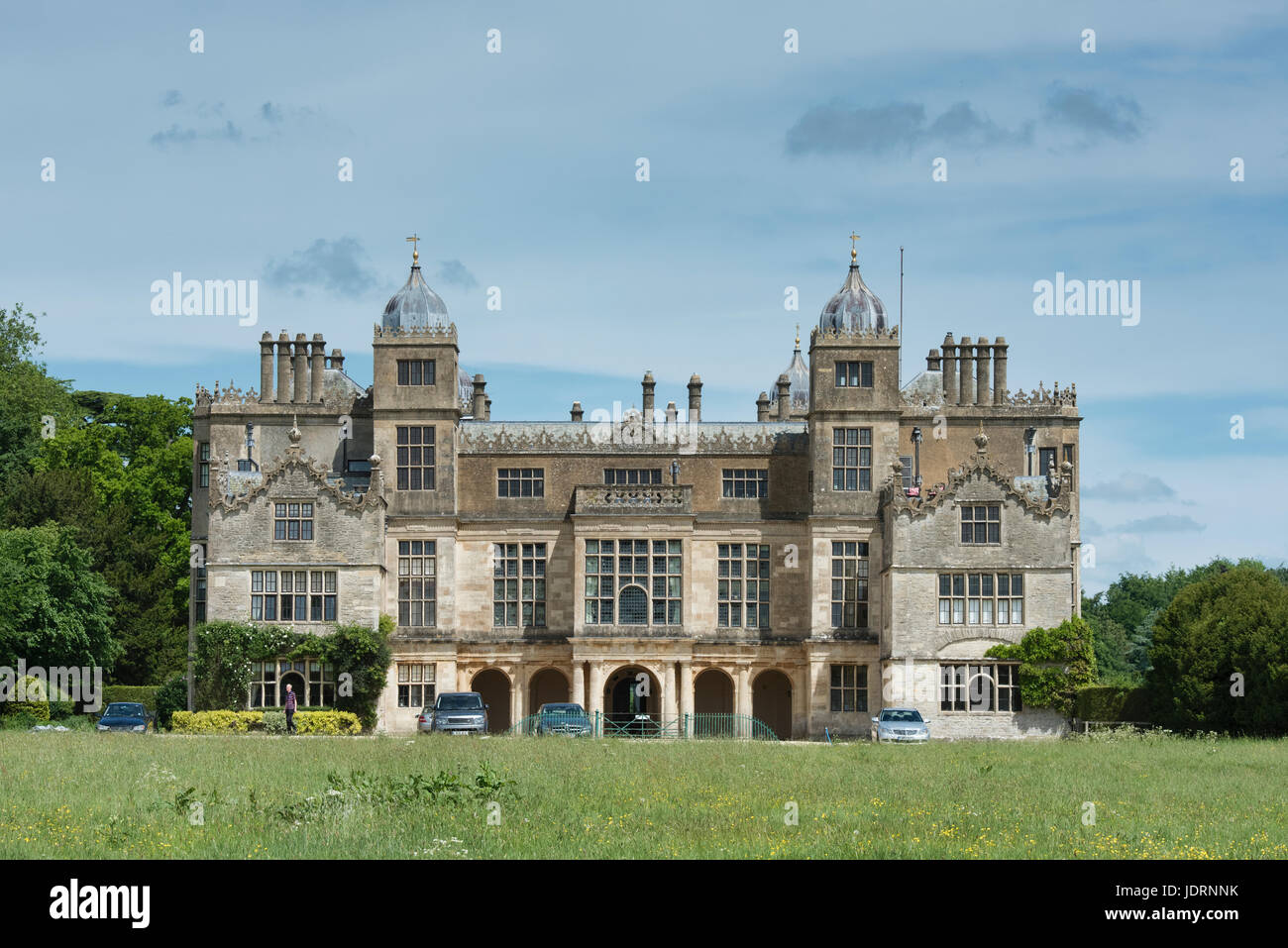 Charlton Park country house. Malmesbury, Wiltshire, UK Stock Photo