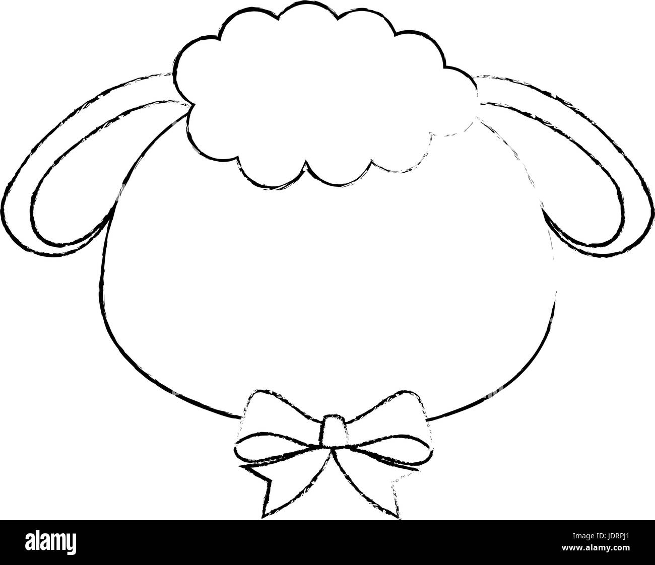 sheep animal icon over white background vector illustration Stock ...