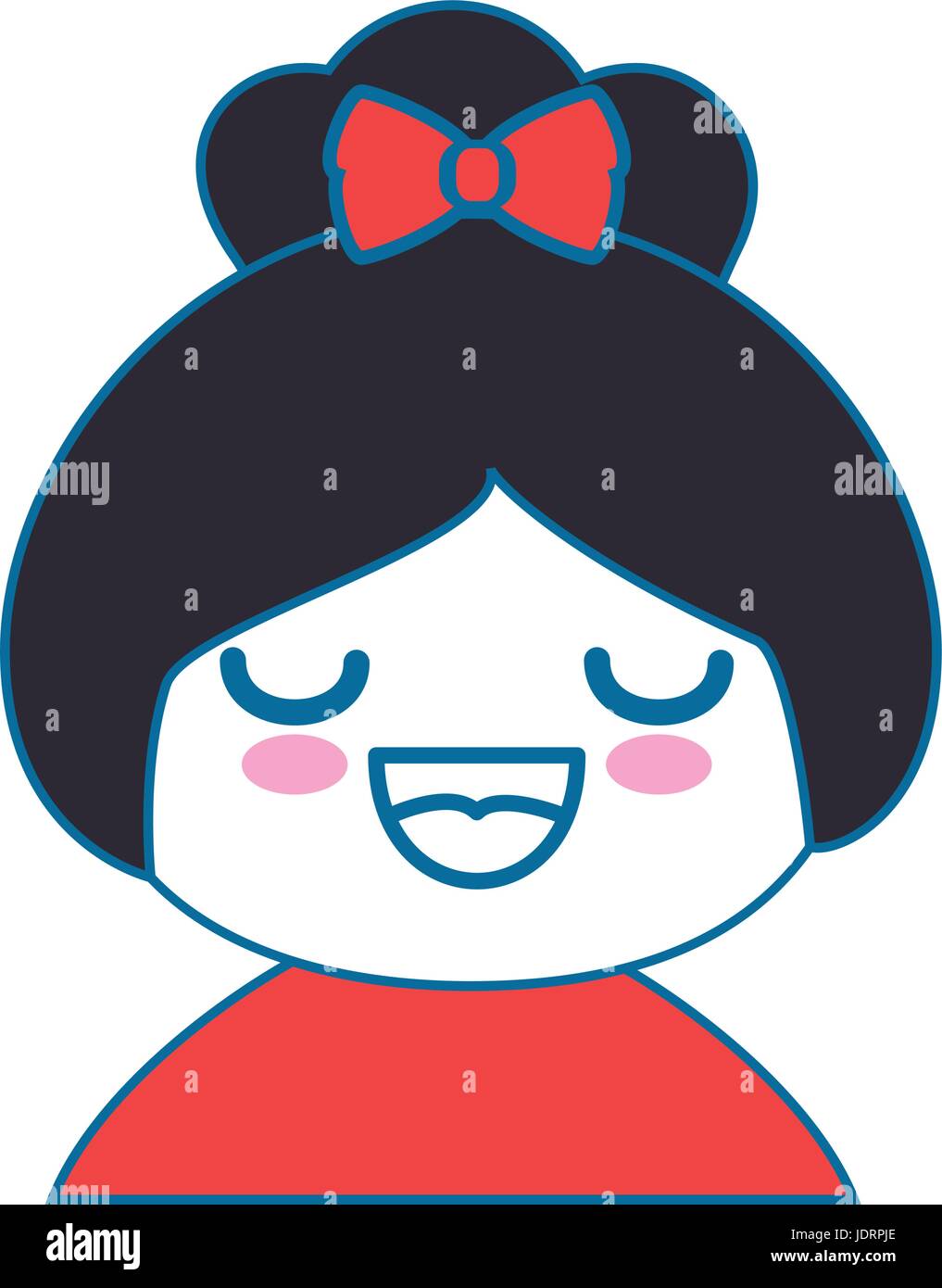 Japanese cartoon cute girl characters