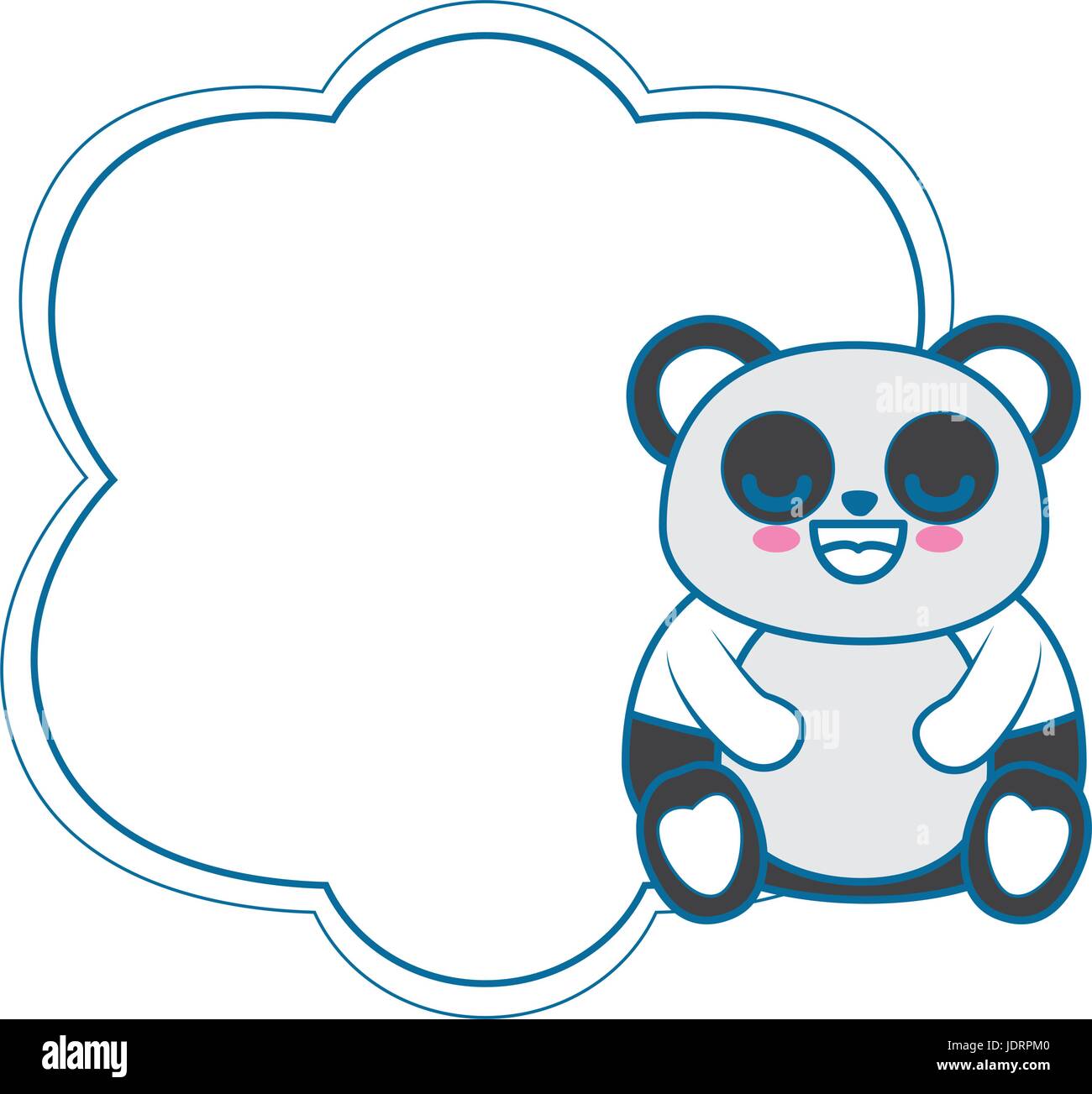 Kawaii panda animal cartoon vector design Stock Vector Image & Art - Alamy