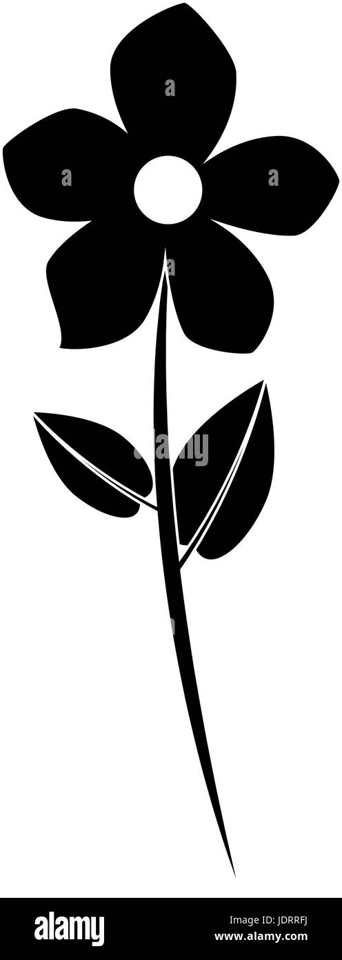 beautiful flower icon over white background vector illustration Stock ...