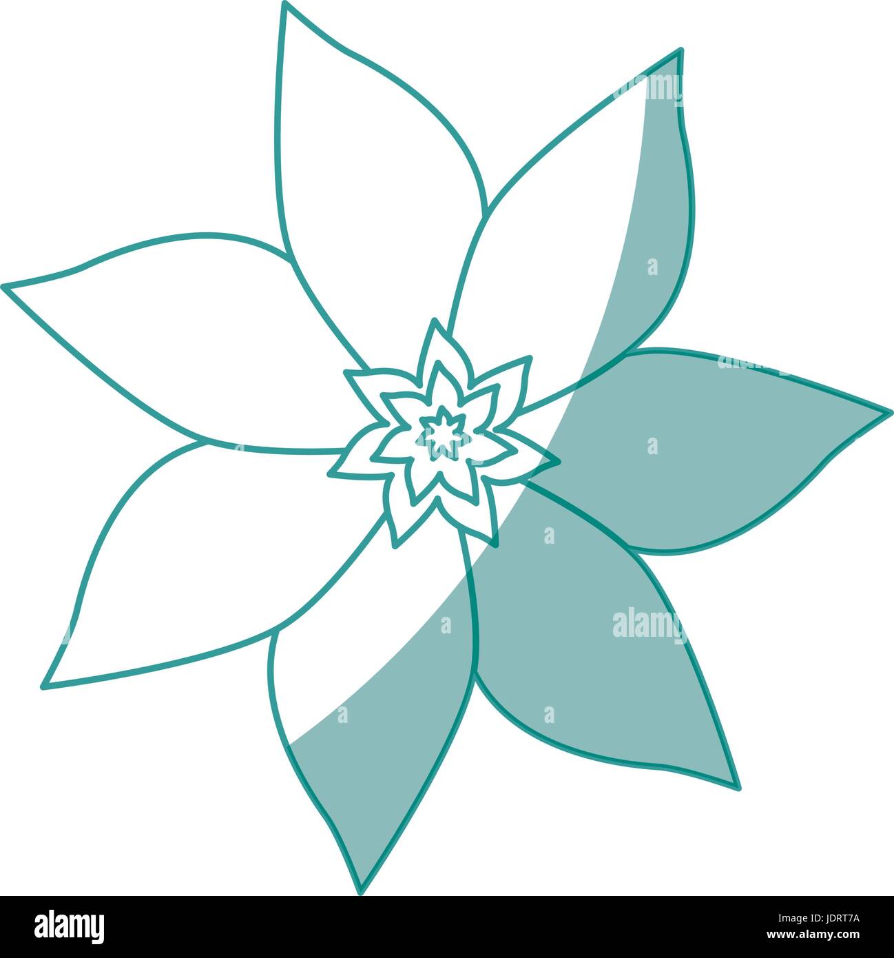 beautiful flower icon over white background vector illustration Stock ...