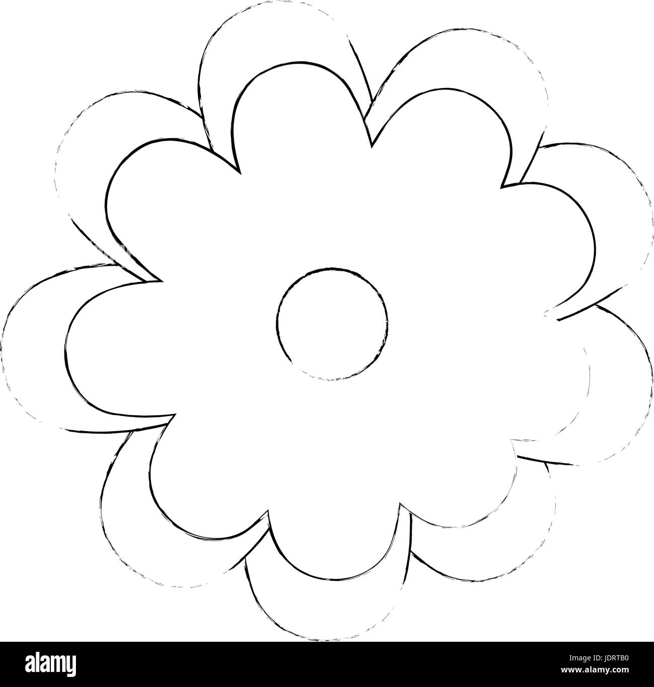 beautiful flower icon over white background vector illustration Stock ...