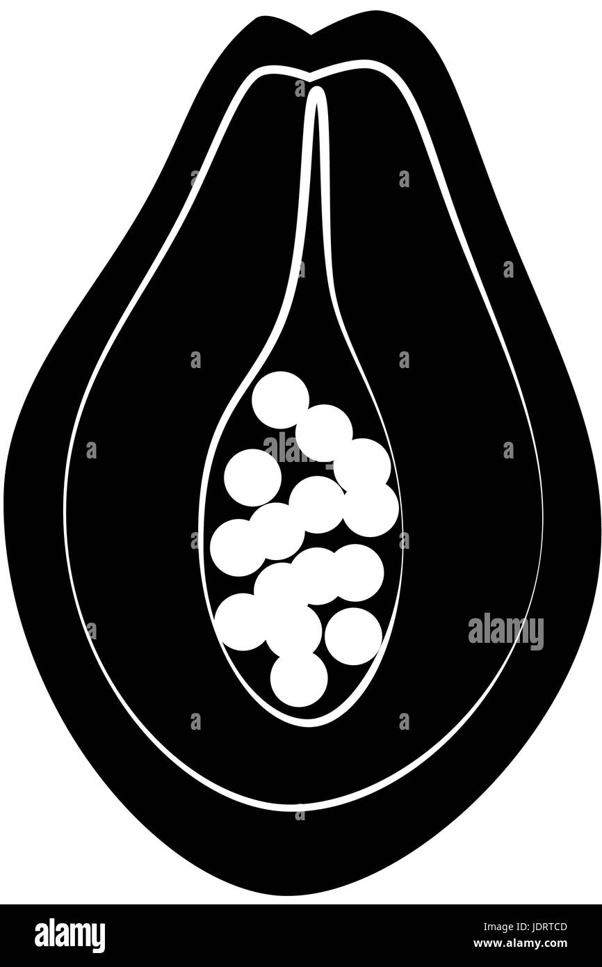 paw paw fruit icon over white background vector illustration Stock Vector Image &amp; Art - Alamy