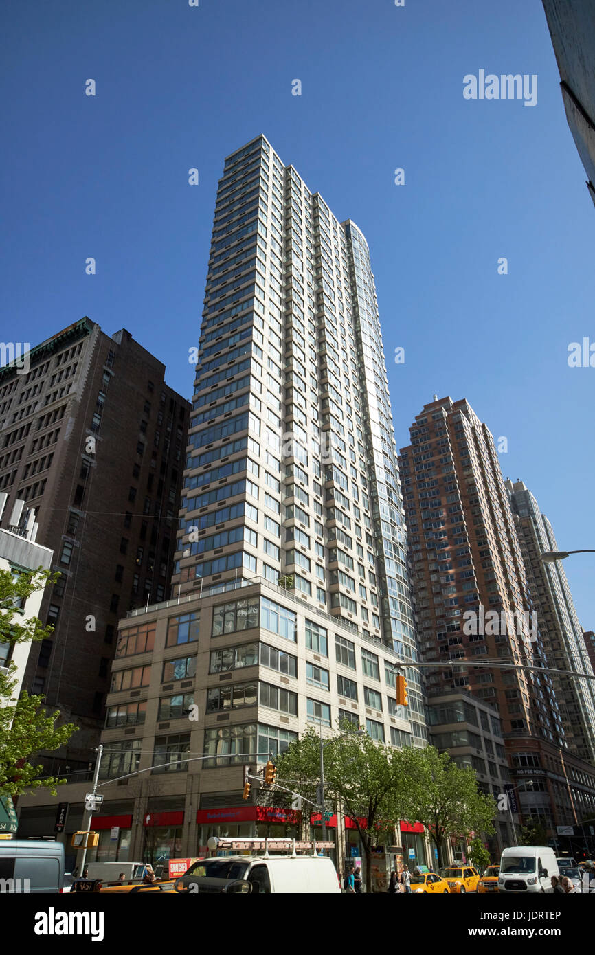 archstone residential skyscraper chelsea New York City USA Stock Photo