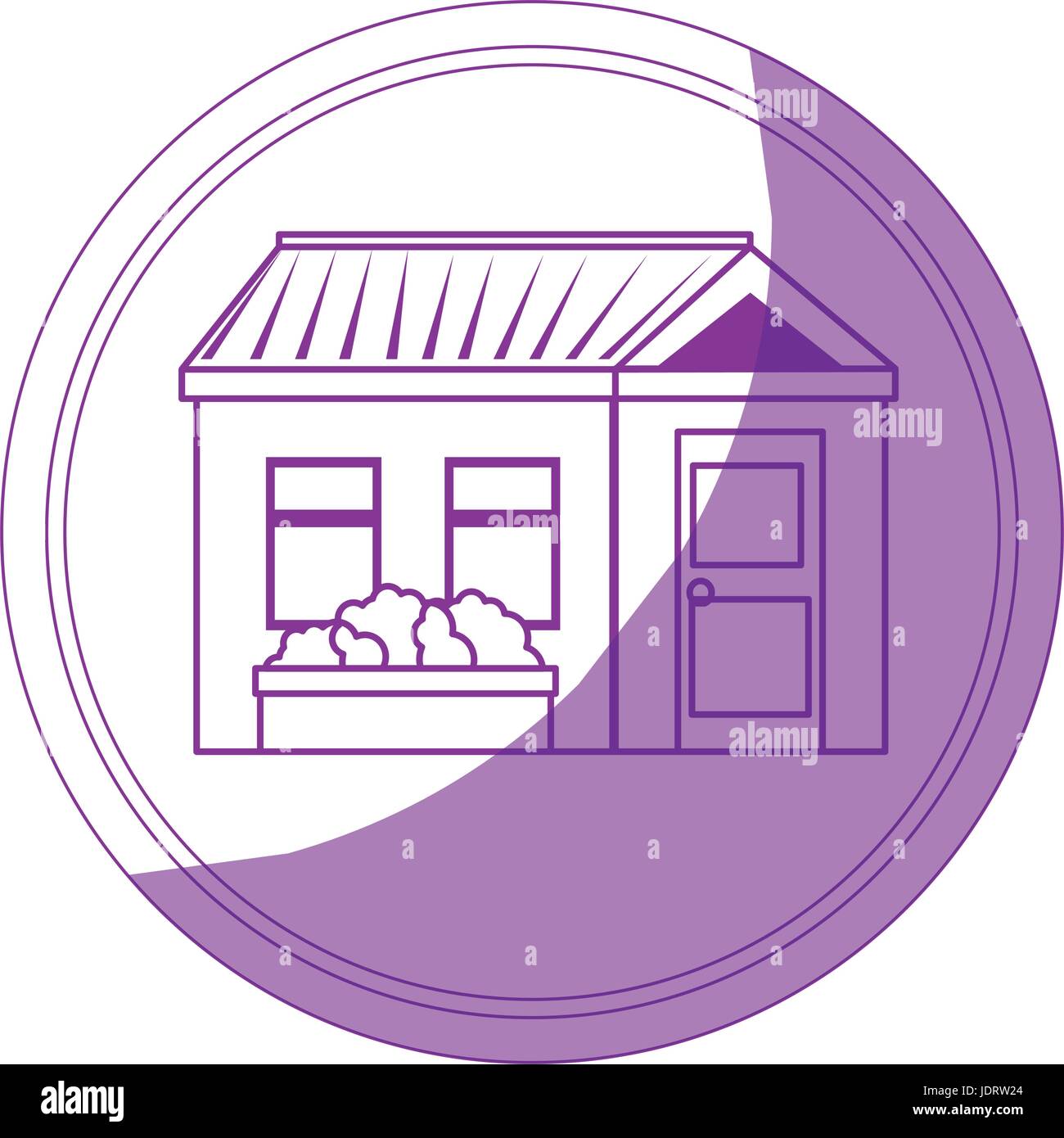 isolated home building icon vector graphic illustration Stock Vector ...