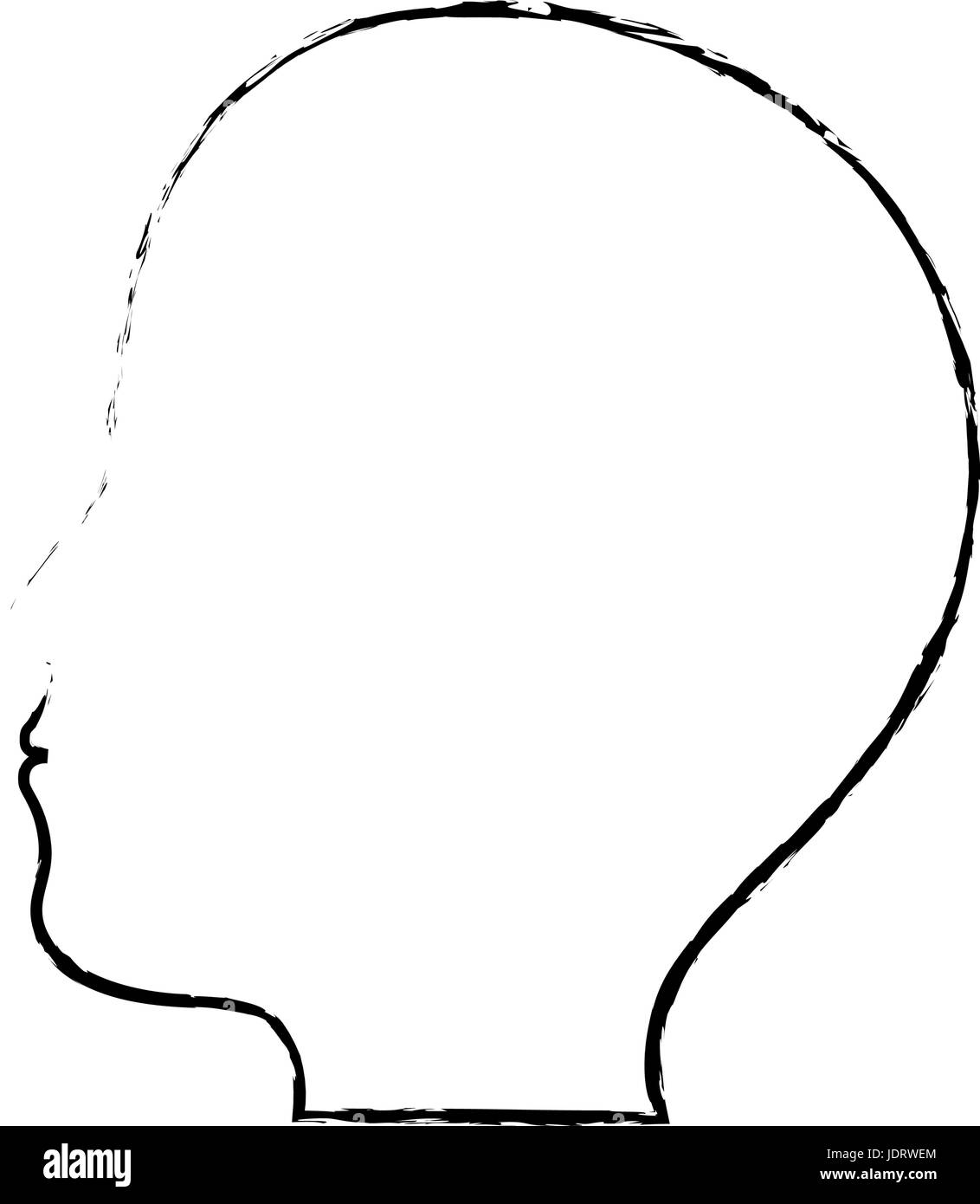 male head silhouette vector illustration graphic design Stock Vector ...