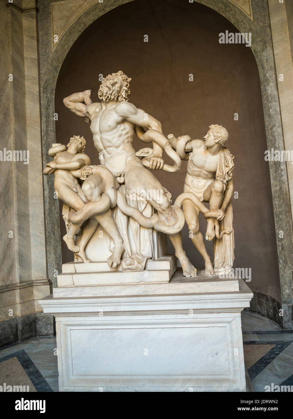 Roman Sculptures in the Vatican Museums in Rome Italy Stock Photo - Alamy