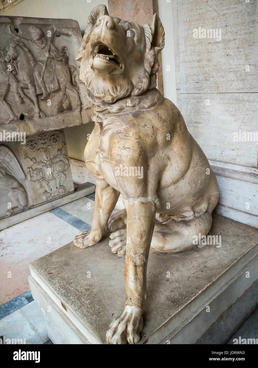 Roman Sculptures in the Vatican Museums in Rome Italy Stock Photo - Alamy