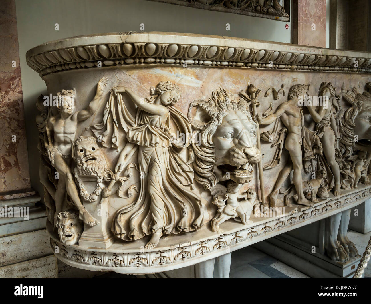 Roman Sculptures in the Vatican Museums in Rome Italy Stock Photo - Alamy