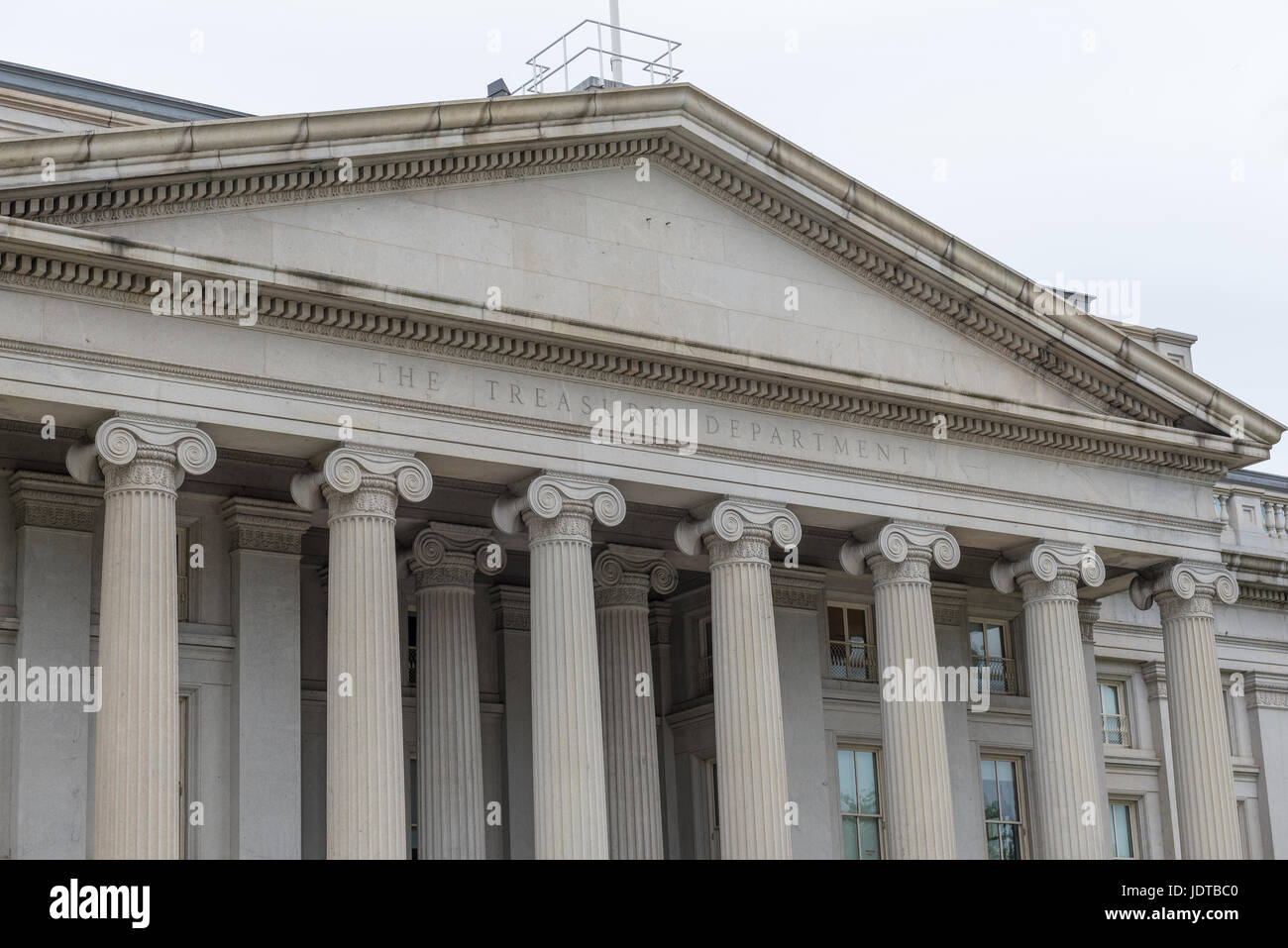 US Treasury Department building, Washington DC, USA Stock Photo