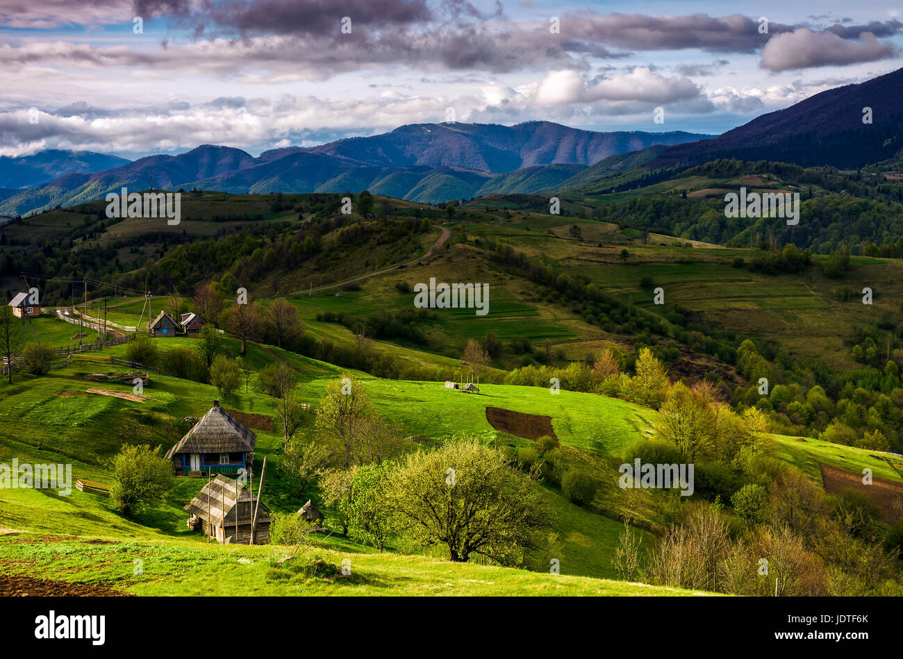 Carpathian mountains village hi-res stock photography and images - Alamy