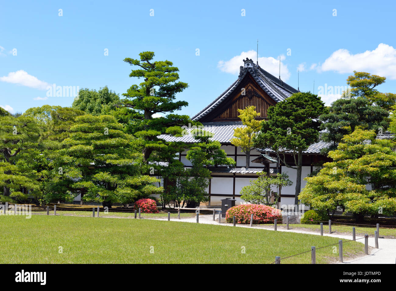 Honmaru Palace and Garden, Nijo Castle, Kyoto, Japan Stock Photo