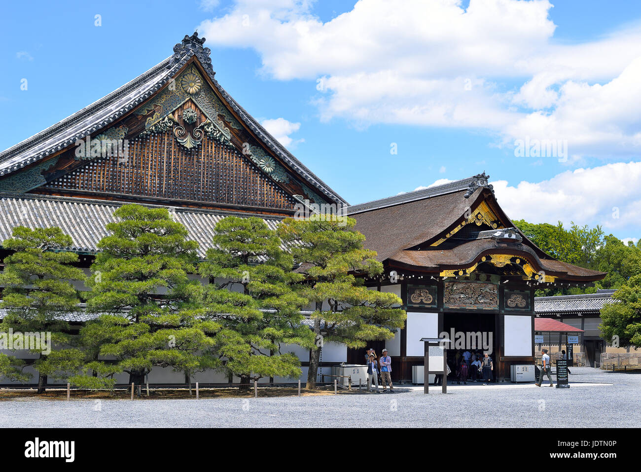 Ninomaru-goten Palace, Nijo Castle, Kyoto, Japan Stock Photo