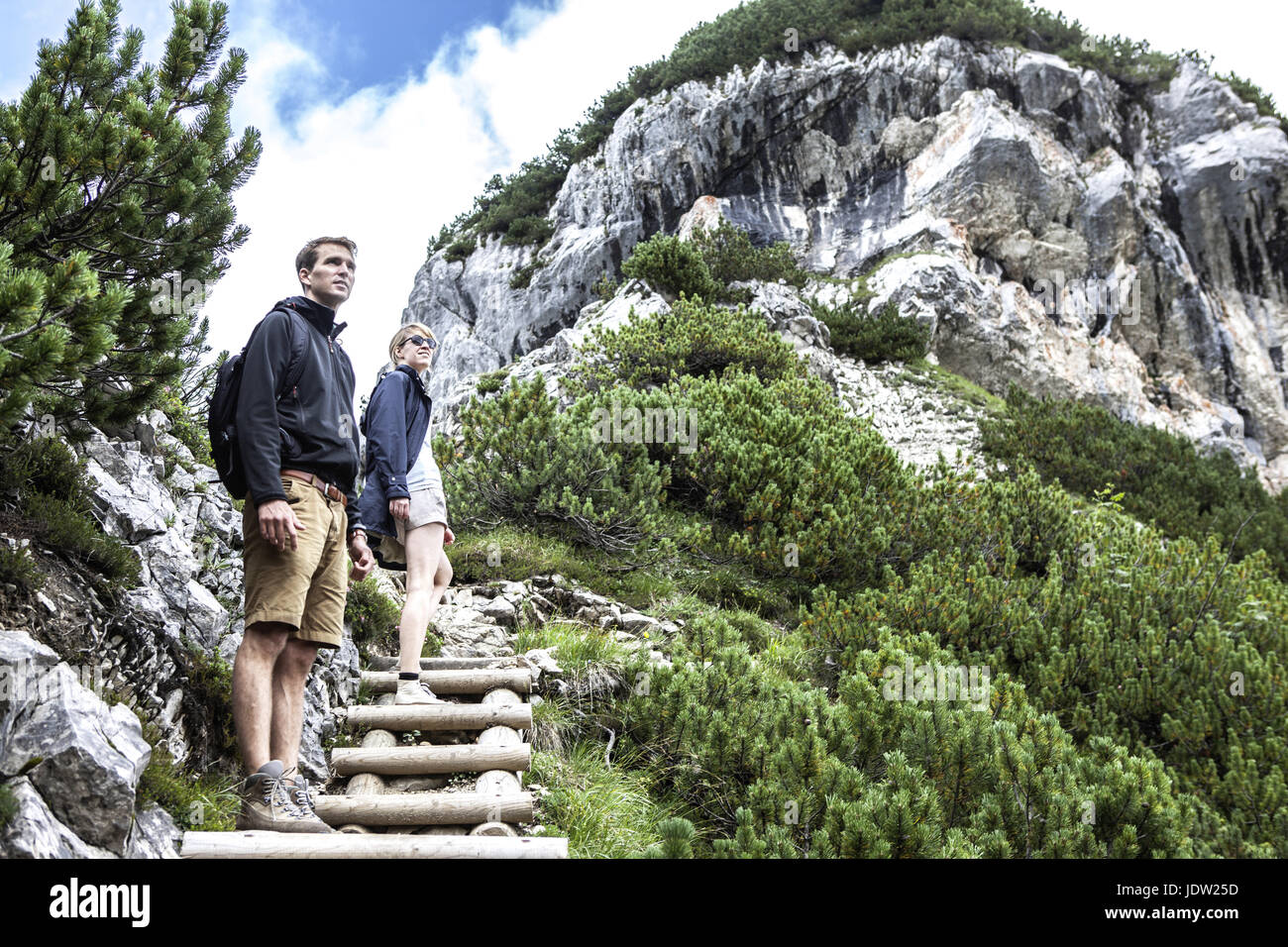 Standing on mountainside hi-res stock photography and images - Alamy