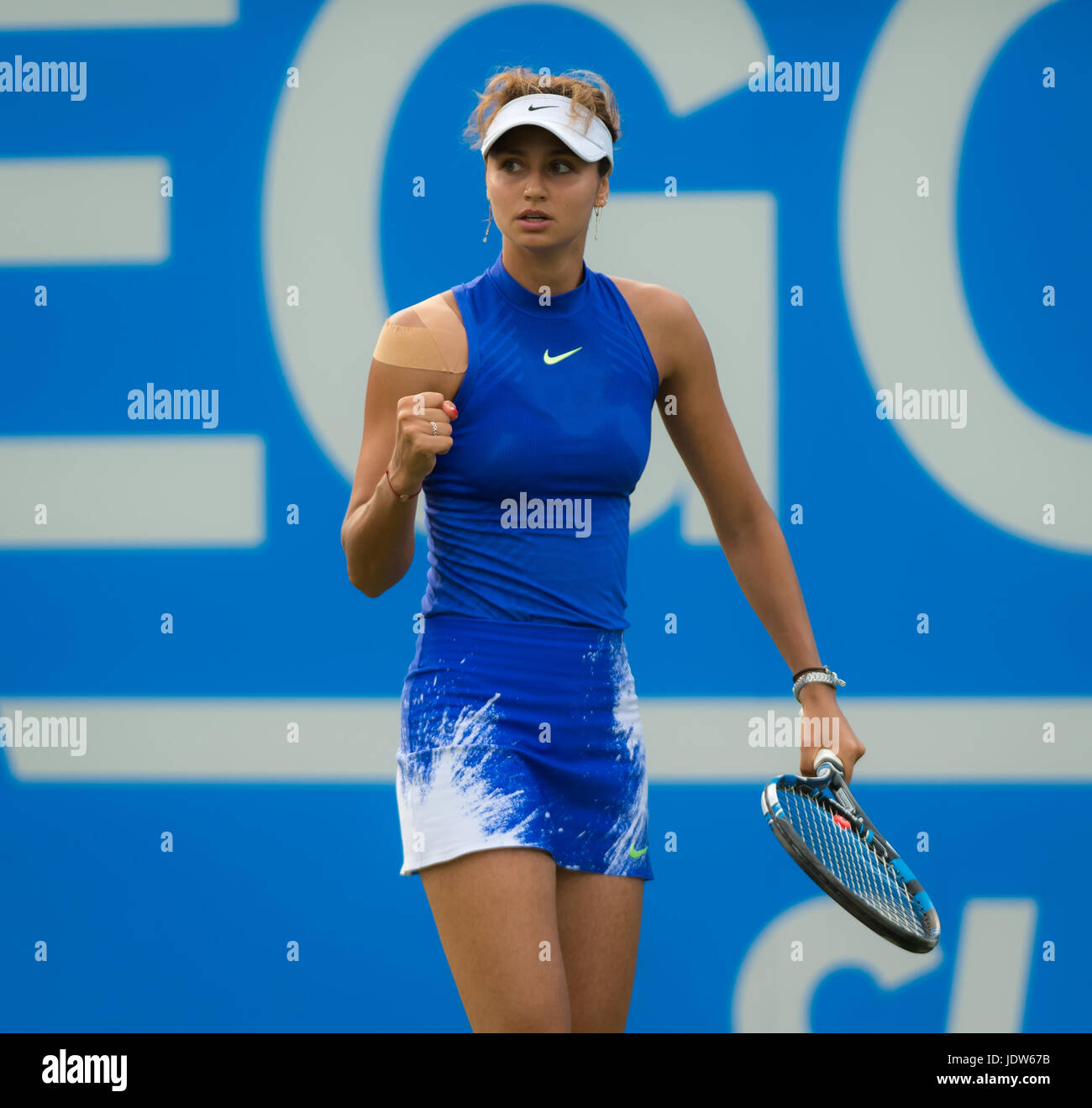 BIRMINGHAM, GREAT BRITAIN - JUNE 20 : Elizaveta Kulichkova the 2017 Aegon  Classic WTA Premier tennis tournament Stock Photo - Alamy