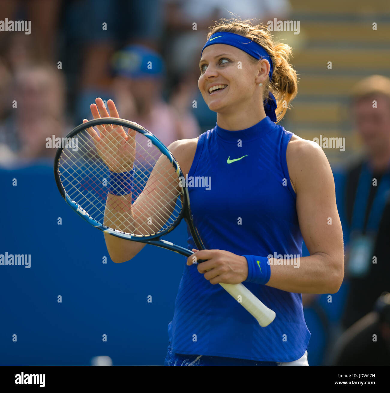 BIRMINGHAM, GREAT BRITAIN - JUNE 20 : Lucie Safarova the 2017 Aegon Classic WTA Premier tennis tournament Stock Photo
