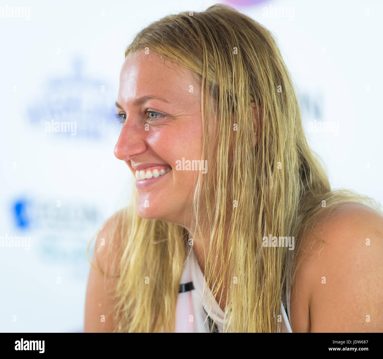 BIRMINGHAM, GREAT BRITAIN - JUNE 20 : Petra Kvitova the 2017 Aegon