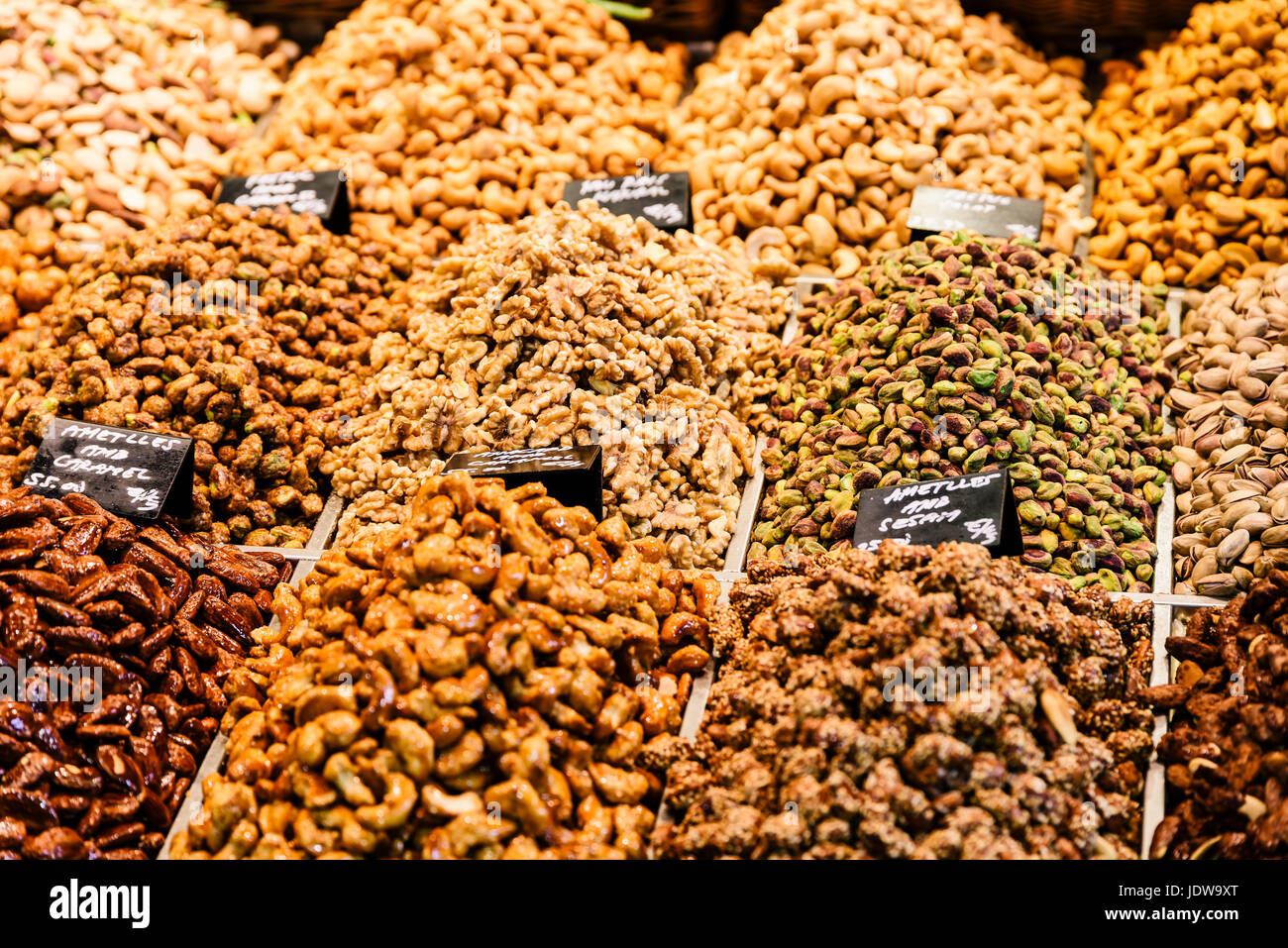 Dry fruits stand hires stock photography and images Alamy