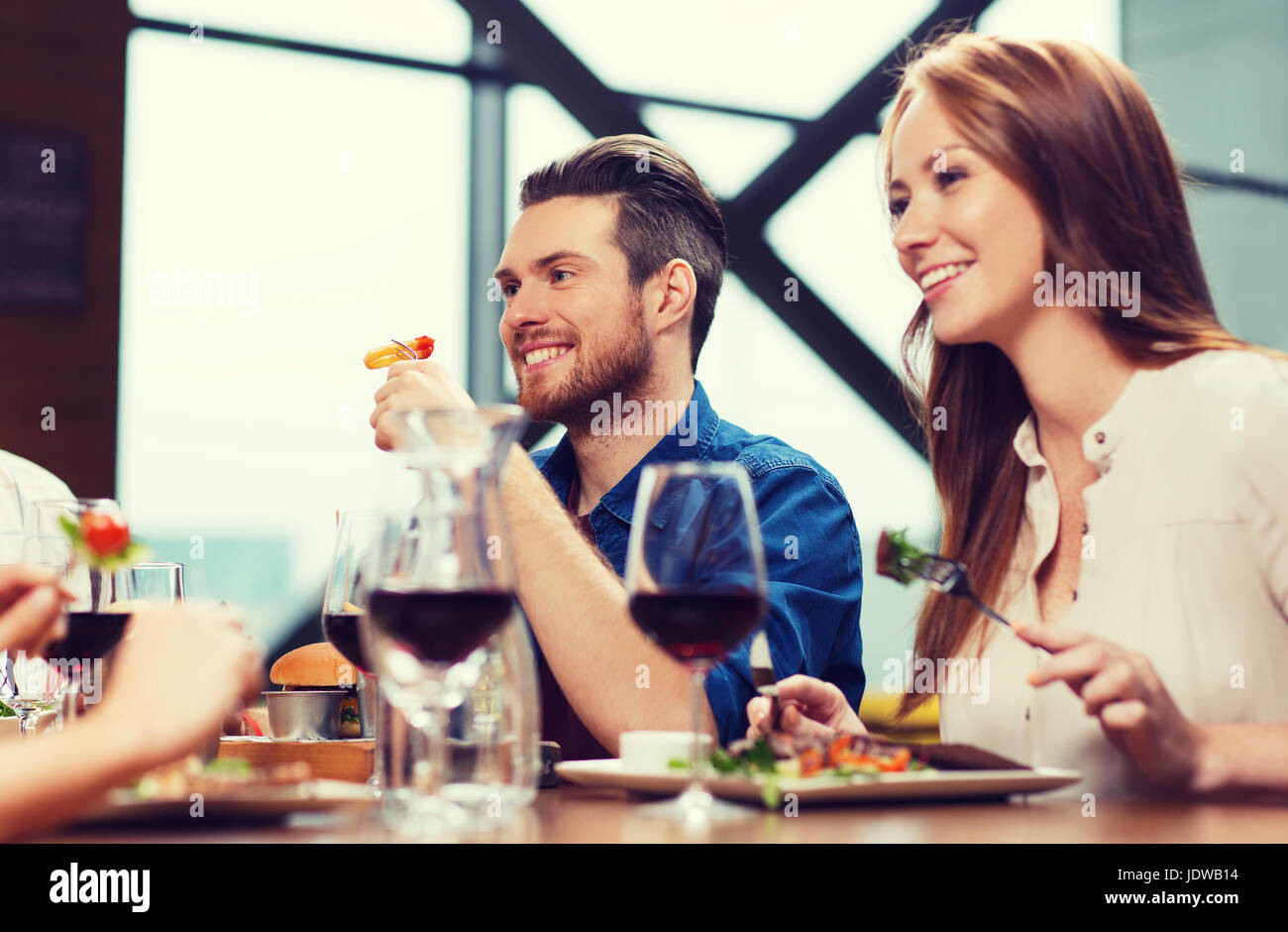 Couple having dinner hi-res stock photography and images - Alamy