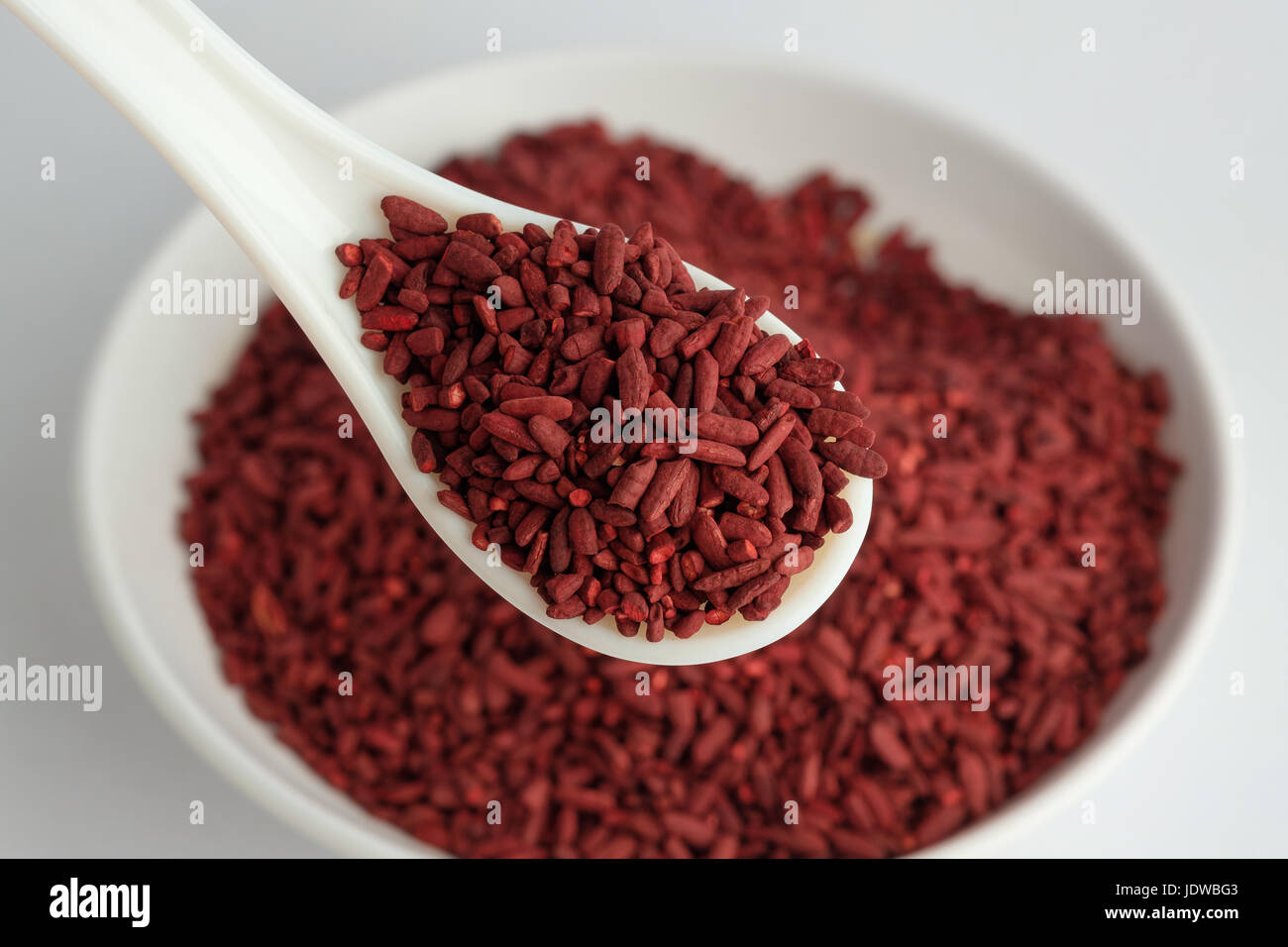 Red yeast rice Stock Photo Alamy